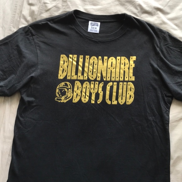 black and gold bbc shirt